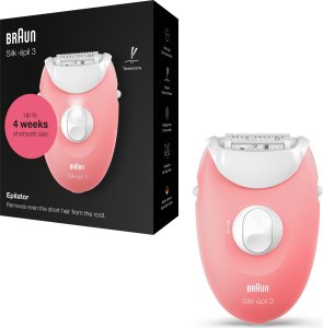Depilator Braun Braun Silk-épil 3-176, epilator (pink/white) 2
