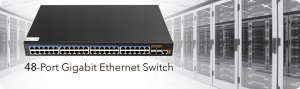 Switch Cudy GS5048S4 48-Port Layer 3 Managed Gigabit Switch with 4 10G SFP Slots 2