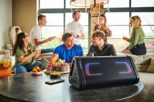 Głośnik BigBen Big Ben Głośnik Bluetooth 2x Mikrofon Party KBOX Karaoke Podświelnie 200W 25