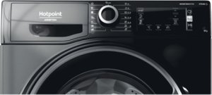 Pralka Hotpoint Washing Machine | NLCD 948 BS A EU | Energy efficiency class A | Front loading | Washing capacity 9 kg | 1351 RPM | Depth 61 cm | Width 60 cm | LCD | Steam function | Black 2
