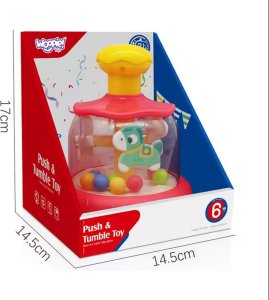 Woopie WOOPIE BABY Kolorowe Koniki Czerwona Bączek Karuzela 5
