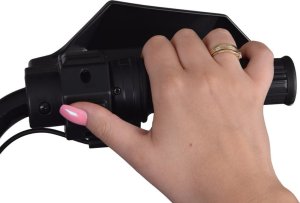 Jokomisiada Duży quad na akumulator dla dziecka 4x4 gaz w manetce amortyzator 9