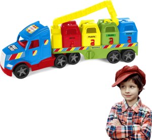Wader MAGIC TRUCK BASIC ŚMIECIARKA KONTENER WADER 36331 6