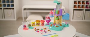 Play-Doh PLAY-DOH playset rainbow swirl ice cream 36
