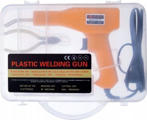 Rosfix LUTOWNICA BLUE LARK 80W + ZSZYWACZ DO PLASTIKU ZESTAW AKCESORIÓW 12