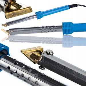 Rosfix LUTOWNICA ŻELAZKO BLUE LARK 80W SPAWANIE PLASTIKU + ZSZYWACZ 200 ZSZYWEK 2