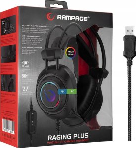 Słuchawki Rampage RM-K19 Czarne (RM-K19) 2