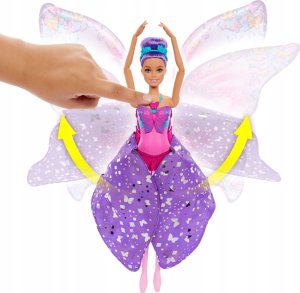 Lalka Barbie Mattel Motylkowa baletnica 2w1 z rozkładanymi skrzydełkami (HXJ10) 3