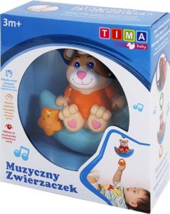 Pozytywka Zawieszka Zabawka Z UCHWYTEM Miś 3m+ 2