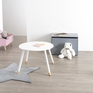 Atmosphera Biały stolik dziecięcy, okrągły - 43 cm, Ø 60 cm 12