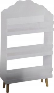 Atmosphera Biały regał do przechowywania - 3 poziomy, 58 x 18 x 100 cm 21