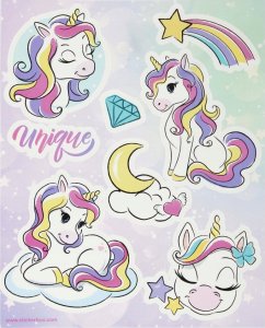STICKERBOO NAKLEJ NA OKNO UNICORN 160X210/4K S-B STK 12/240 4