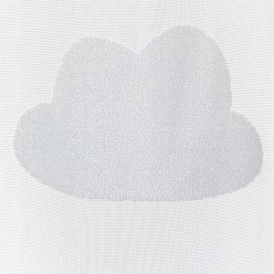 Atmosphera Firanka do pokoju dziecięcego NUAGE, w chmurki, 140 x 240 cm 4