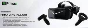 Gogle VR Pimax Crystal Light z kontrolerami (PVH00010174) 8