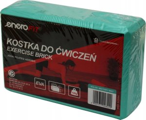 Enero BLOK KOSTKA DO ĆWICZEŃ JOGI ENERO FIT miętowa 3