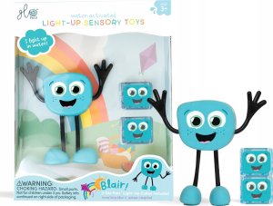 Duronic Glo Pals, Postać do kąpieli Blair - zestaw z dwiema kostkami sensorycznymi świecącymi w wodzie 10