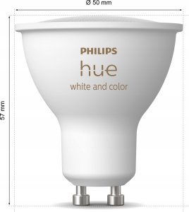 Signify Philips Hue White & Col. Amb. GU10 Dreierpack 3x350lm 3