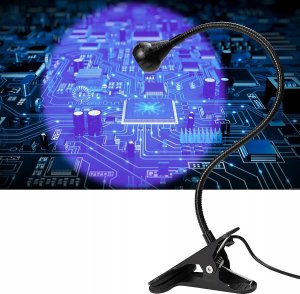 Rosfix LAMPA UV GĘSIA SZYJA LAMPKA DO UTWARDZANIA SOLDERMASKI NA PCB ULTRAFIOLET 5