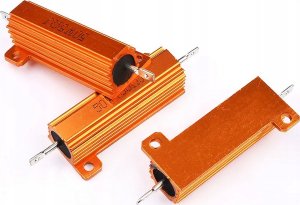 Rosfix REZYSTOR DRUTOWY Z RADIATOREM 50W 4 OHM FILTR CANBUS ROSFIX STABILNY JAKOŚĆ 2