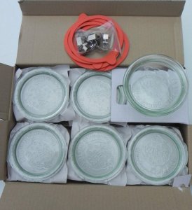 Jata WECK Tulip Jar 580ml Set of 6 12