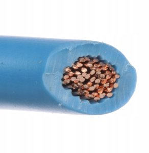 LGYDY Przewód instalacyjny LGY 4 mm2 450/750V niebieski krążki 100m 3