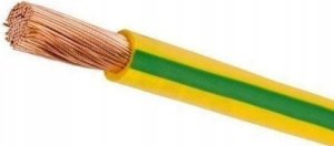 LGYDY Przewód instalacyjny LGY 4 mm2 450/750V żółto-zielony krążki 100m 2