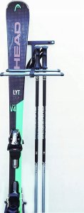 QLS WIESZAK NA NARTY N4 MONTAŻ ŚCIENNY UDŹWIG DO 40KG 9