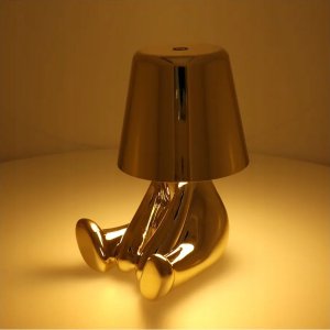 Lampka biurkowa OEM Lampka nocna GOLD MAN Art Deco siedzący (wzór 5) MLTL 3
