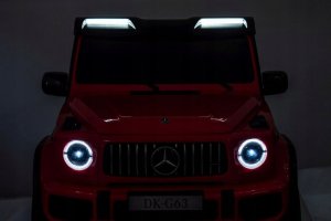 Lean Cars Auto Na Akumulator Mercedes G63 XXL Czerwony 4x4 11