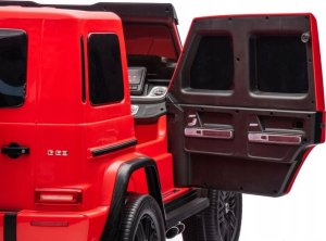 Lean Cars Auto Na Akumulator Mercedes G63 XXL Czerwony 4x4 7