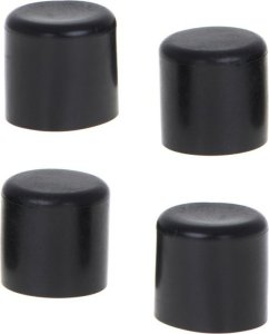 Nakładki na nogi krzeseł mebli 22mm czarne 2
