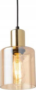 Lampa wisząca TKKRYWULT TK Lighting Sierra 6665 lampa wisząca zwis 1x15W E27 bursztynowa/złota 4