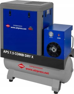 Sprężarka Airpress KOMPRESOR śrubowy APS 7.5 COMBI DRY X 2