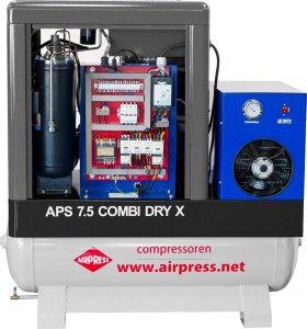 Sprężarka Airpress KOMPRESOR śrubowy APS 7.5 COMBI DRY X 4