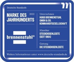 Brennenstuhl Brennenstuhl Steckdoseneiste  Premium-Line 8x sw/grau 3m 2