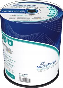 MediaRange DVD+R 8.5GB 100pcs 8x Double Layer w pełni drukowalny 2