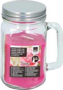 Articasa Arti Casa - Świeca zapachowa w słoiku (Rose) 3
