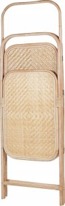 Beliani 3-panelowy składany parawan pokojowy rattanowy 166 x 180 cm naturaly CARPI 3