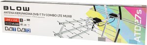 Antena RTV Blow 21-053# Antena dvb-t atd27s vhf/uhf mux8 pasywna 10-pak 5