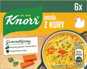 KNORR Knorr Rosół z kury 60 g (6 x 10 g) 2
