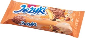 Jutrzenka Jeżyki Herbatniki najeżone bakaliami w czekoladzie mlecznej słony karmel 140 g 2