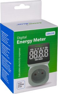 GreenBlue Miernik energii , watomierz, 16A, max. 3680W, podtrz.pamięci, GB620 E 7
