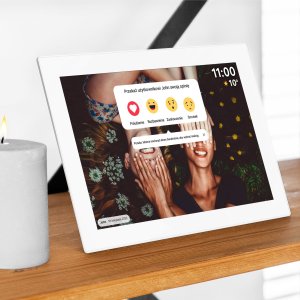Ramka cyfrowa Kruger&Matz Cyfrowa ramka na zdjęcia FRAMEO Wi-Fi 10,1" biała 14