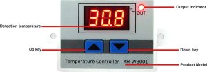Eurokomp Termostat 230V XH-W3001 5