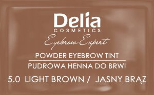 Delia DELIA_Pudrowa henna do brwi 3.1 Czarny Brąz 4g 2