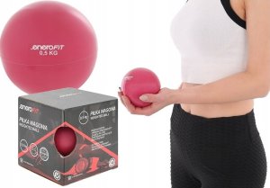 Eb Fit PIŁKA WAGOWA Z OBCIĄŻENIEM 0,5 KG RÓŻOWA ENERO FIT 7
