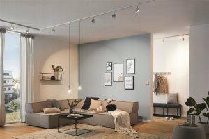 Paulmann Szynoprzewód URail system 1,5m 230V biały RAL9003 / metal 3
