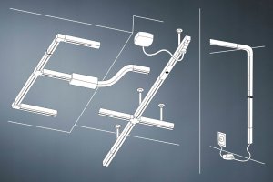 Paulmann Szynoprzewód URail system 1,5m 230V biały RAL9003 / metal 9