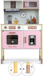 Milly Mally Milly Mally Drewniana kuchnia Bjorn - Pink 3