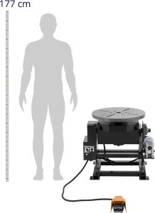 MSW Obrotnik pozycjoner spawalniczy z pedałem nożnym -45-90 stopni do 500 kg 3